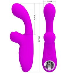 AMOR PRECIOSO - VIBRADOR ESTIMULADOR SKYLAR PÚRPURA