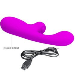 AMOR PRECIOSO - VIBRADOR ESTIMULADOR SKYLAR PÚRPURA