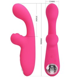 AMOR PRECIOSO - VIBRADOR ESTIMULADOR SKYLAR PINK