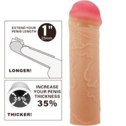 AMOR PRECIOSO - CUBIERTA PARA EXTENSOR DE PENE NILO CARNE