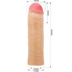 AMOR PRECIOSO - CUBIERTA PARA EXTENSOR DE PENE CHANE CARNE
