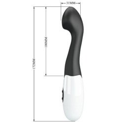 PRETTY LOVE - VIBRADOR DE PUNTO G CHARLES CON 30 MODOS, NEGRO