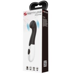 PRETTY LOVE - VIBRADOR DE PUNTO G CHARLES CON 30 MODOS, NEGRO