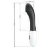 PRETTY LOVE - VIBRADOR ELEMENTAL PARA EL PUNTO G, 30 MODOS, NEGRO