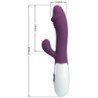 PRETTY LOVE - VIBRADOR DE PUNTO G SNAPPY MORADO
