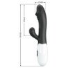 PRETTY LOVE - VIBRADOR DE PUNTO G NEGRO