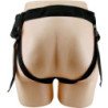 PRETTY LOVE - MARION HARNESS BRAGUITAS UNIVERSALES CON DILDO VIBRADOR DE 19 CM MARRÓN