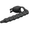 PRETTY LOVE - ANILLO PARA PENE BLACKNEY CON TAPÓN VIBRADOR NEGRO