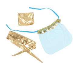 SUBBLIME - CONJUNTO DE LENCERÍA AZUL ESTILO INDIA L/XL