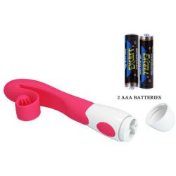 ROMANCE - VIBRADOR Y ESTIMULADOR ROSA DE 30 VELOCIDADES