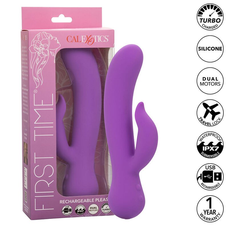 CALEXOTICS - VIBRADOR RECARGABLE MORADO PARA PRIMEROS DESCUENTOS