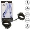CALEXOTICS - TOBILLERAS NOCTURNAS DE CUERO AJUSTABLES NEGRAS