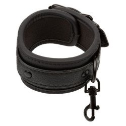 CALEXOTICS - TOBILLERAS NOCTURNAS DE CUERO AJUSTABLES NEGRAS