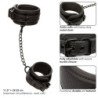 CALEXOTICS - TOBILLERAS NOCTURNAS DE CUERO AJUSTABLES NEGRAS