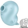 SATISFACTOR - ESTIMULADOR Y VIBRADOR DE SELLOS AZULES SASSY