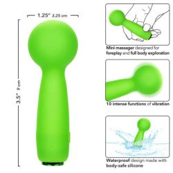 CALEXOTICS - NEON VIBES MINIMASAJEADOR BUBBLY VIBE 10 VIBRACIONES VERDE