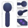 CALEXOTICS - MASAJEADOR DE SEDUCCIÓN CHARISMA 12 FUNCIONES 17,75 CM X 6,25 CM MORADO