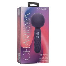 CALEXOTICS - MASAJEADOR DE SEDUCCIÓN CHARISMA 12 FUNCIONES 17,75 CM X 6,25 CM MORADO