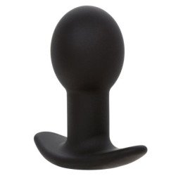 CALEXOTICS - TAPÓN ANAL ROCK BOTTOM 10 VIBRACIONES SILICONA NEGRA