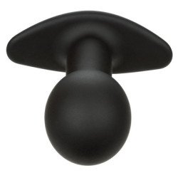 CALEXOTICS - TAPÓN ANAL ROCK BOTTOM 10 VIBRACIONES SILICONA NEGRA