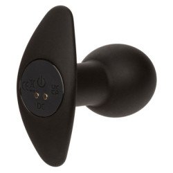 CALEXOTICS - TAPÓN ANAL ROCK BOTTOM 10 VIBRACIONES SILICONA NEGRA
