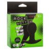 CALEXOTICS - TAPÓN ANAL ROCK BOTTOM 10 VIBRACIONES SILICONA NEGRA