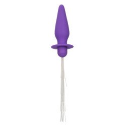 CALEXOTICS - SOUTHERN LIGHTS TAPÓN ANAL CON LUCES 10 VIBRACIONES SILICONA MORADA