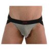 BURN - 001 JOCK SHINY BEIGE / BLACK M