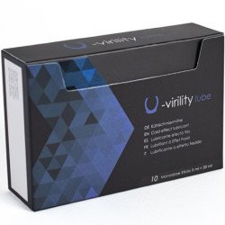 500 COSMÉTICOS - LUBRICANTE EFECTO FRÍO U-VIRILITY 10 X 5 ML
