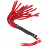 KINK - MINI látigo de gamuza roja de 30 cm