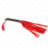 KINK - MINI látigo de gamuza roja de 30 cm