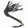 KINK - MINI látigo de gamuza negra de 30 cm
