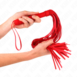 LÁTIGO KINK - ROJO DE PVC SUAVE DE 70 CM