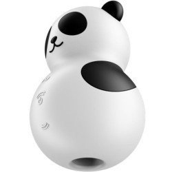 SATISFACTOR - ESTIMULADOR Y VIBRADOR DE BOLSILLO PANDA BLANCO Y NEGRO