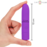 INTENSO - SYMONE VIBRADOR RECARGABLE POR USB, 8 VIBRACIONES, MORADO, 10 X 2,2 CM