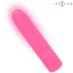 INTENSO - SYMONE VIBRADOR RECARGABLE POR USB, 8 VIBRACIONES, ROSA, 10 X 2,2 CM