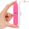 INTENSO - SYMONE VIBRADOR RECARGABLE POR USB, 8 VIBRACIONES, ROSA, 10 X 2,2 CM