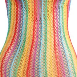 SUBBLIME - 952341 VESTIDO DE RED ARCOÍRIS TALLA ÚNICA