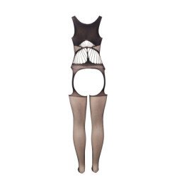 SUBBLIME - 951900 BODY DE RED SIN ENTREPIERNA CON COPA Y HOMBROS ABIERTOS NEGRO TALLA ÚNICA