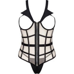 LIVCO CORSETTI FASHION - LAURA LC 20215 CORSET + TANGA L/XL