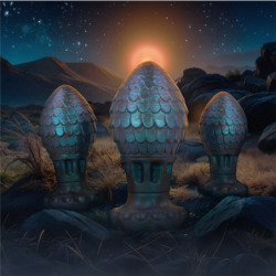 ÉPICO - TAPÓN ANAL VRAKOS DRAGON EGG TALLA L