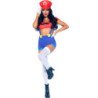 LEG AVENUE - DISFRAZ SEXY DE MARIO BROS ROJO/AZUL M