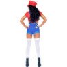 LEG AVENUE - DISFRAZ SEXY DE MARIO BROS ROJO/AZUL M