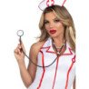 LEG AVENUE - TRAJE DE ENFERMERA JEFA BLANCO TALLA M/L