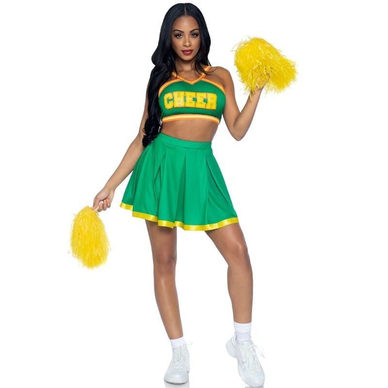LEG AVENUE - DISFRAZ DE PORRISTA VERDE S/M