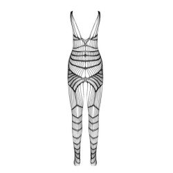 PASSION - BS 102 BODY STOCKING BLANCO TALLA ÚNICA
