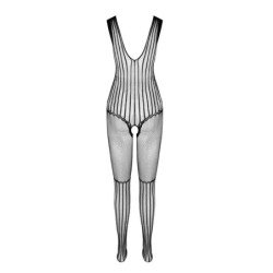 PASSION - BS 103 BODY STOCKING BLANCO TALLA ÚNICA