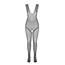 PASSION - BS 103 BODY STOCKING BLANCO TALLA ÚNICA