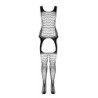 PASSION - BS 104 BODY STOCKING BLANCO TALLA ÚNICA