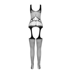 PASSION - BS 106 BODY STOCKING ROJO TALLA ÚNICA